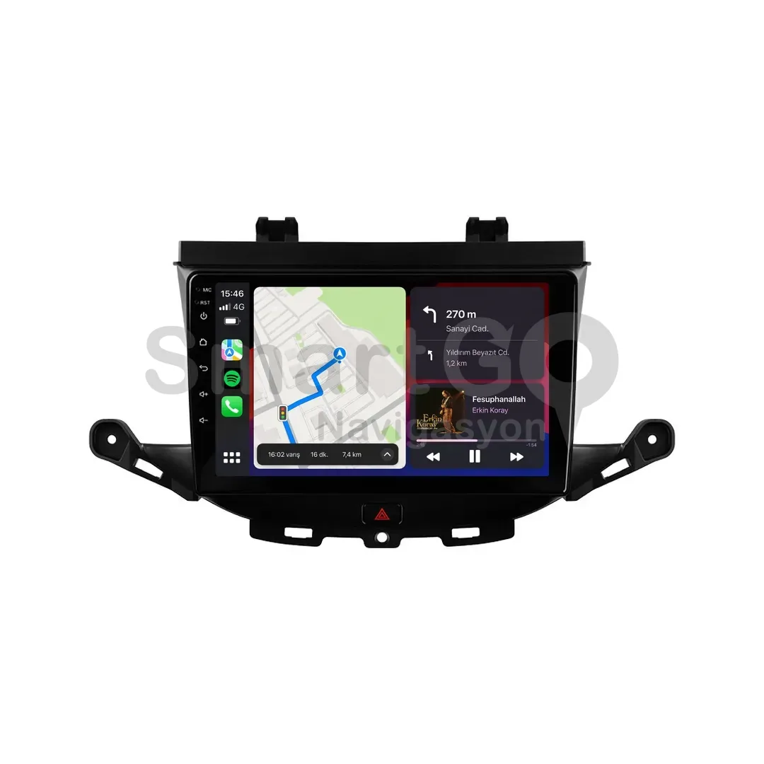 Opel Astra Android Multimedya Sistemi (2015-2021) - 9 İnç
