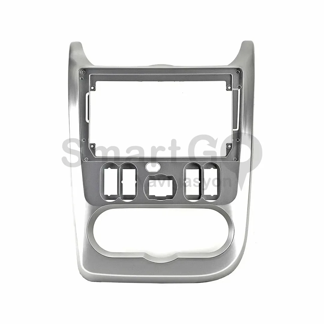 Dacia Duster 9 İnç 2010-2013 Gri Multimedya Çerçevesi