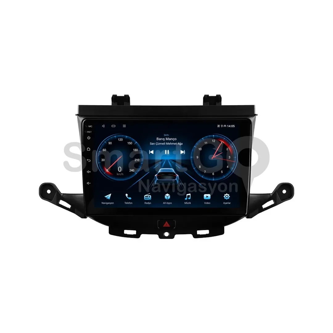 Opel Astra Android Multimedya Sistemi (2015-2021) - 9 İnç