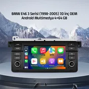 BMW E46 3 Serisi (1998-2005) 7.0 İnç OEM Android Multimedya 4+64 GB