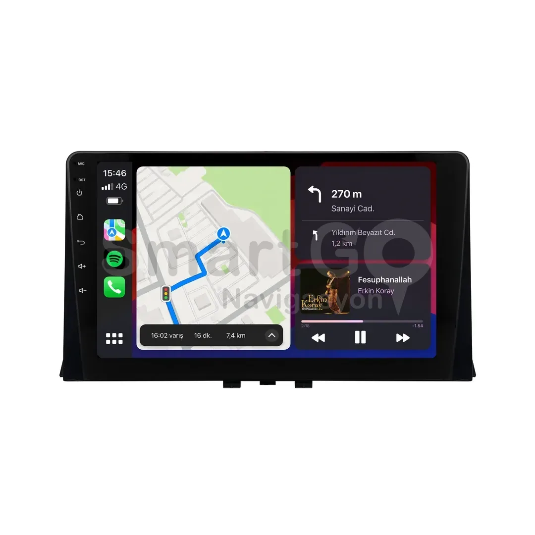Fiat Doblo Combi D5 Android Multimedya Sistemi (2023) - Citroen Berlingo 10 İnç