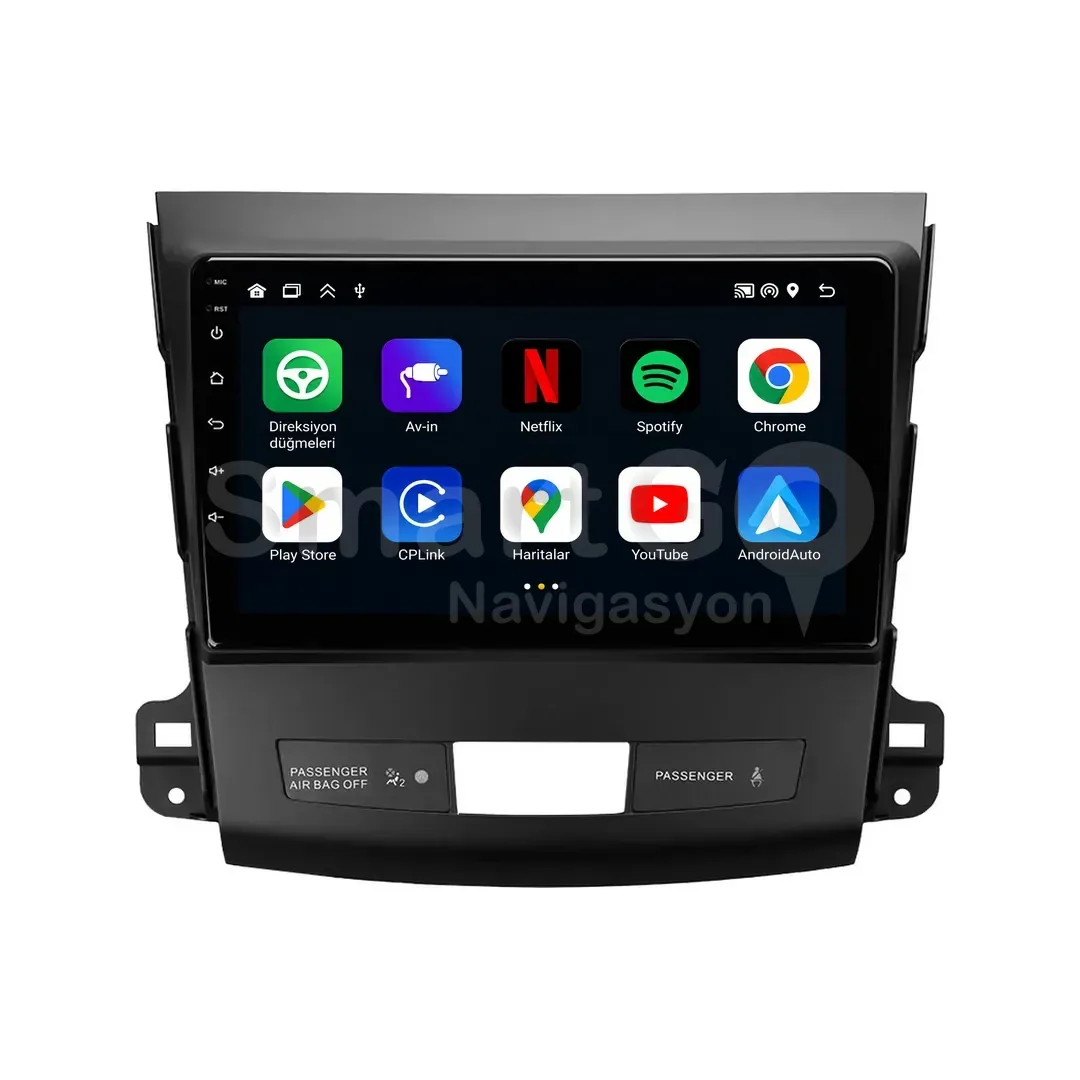 Peugeot 4007 Android Multimedya Sistemi (2009-2010) - Mitsubishi Outlander 9 İnç