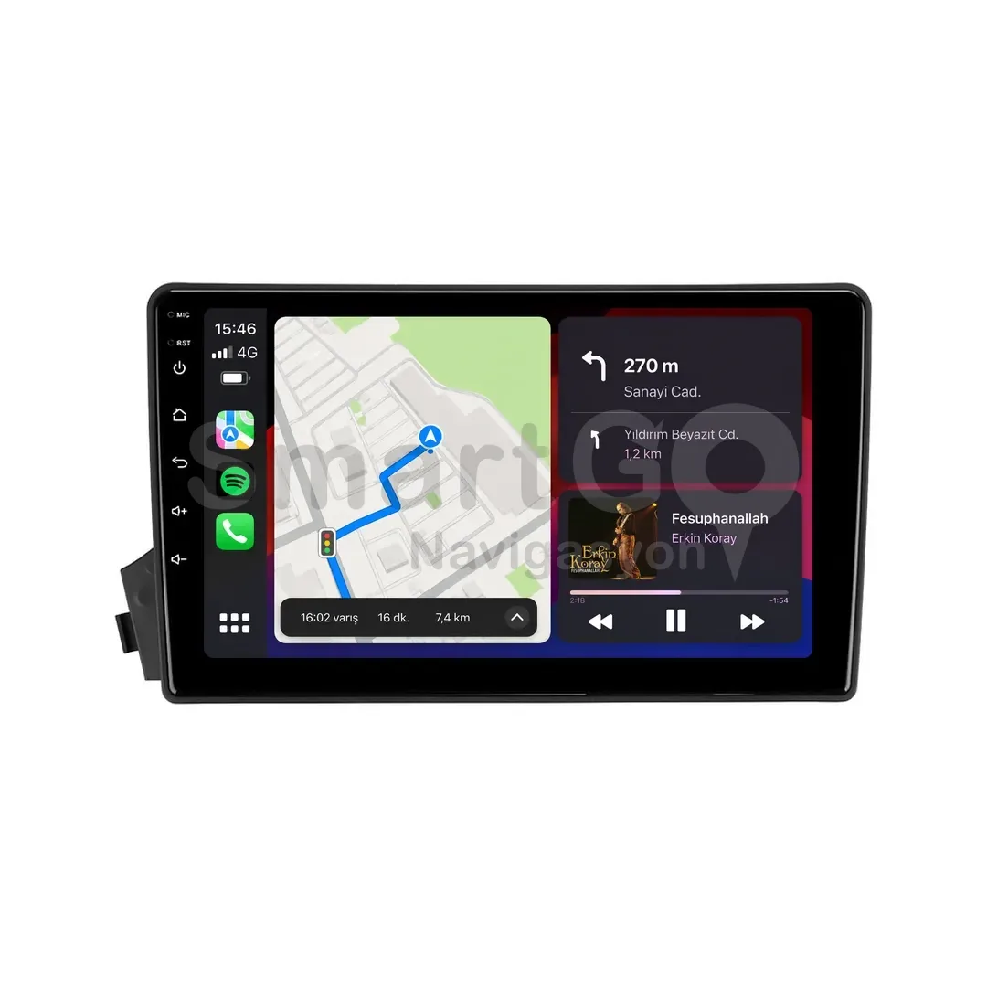 SsangYong Actyon Android Multimedya Sistemi (2006-2012) - 9 İnç