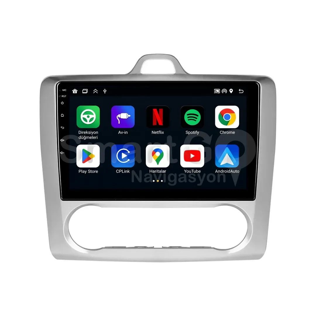 Ford Focus Android Multimedya Sistemi (2006-2011) - Dijital 9 İnç