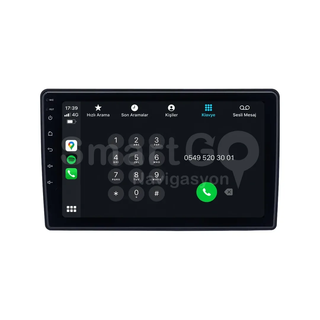 Citroen C3 Android Multimedya Sistemi (2003-2009) - Berlingo 9 İnç