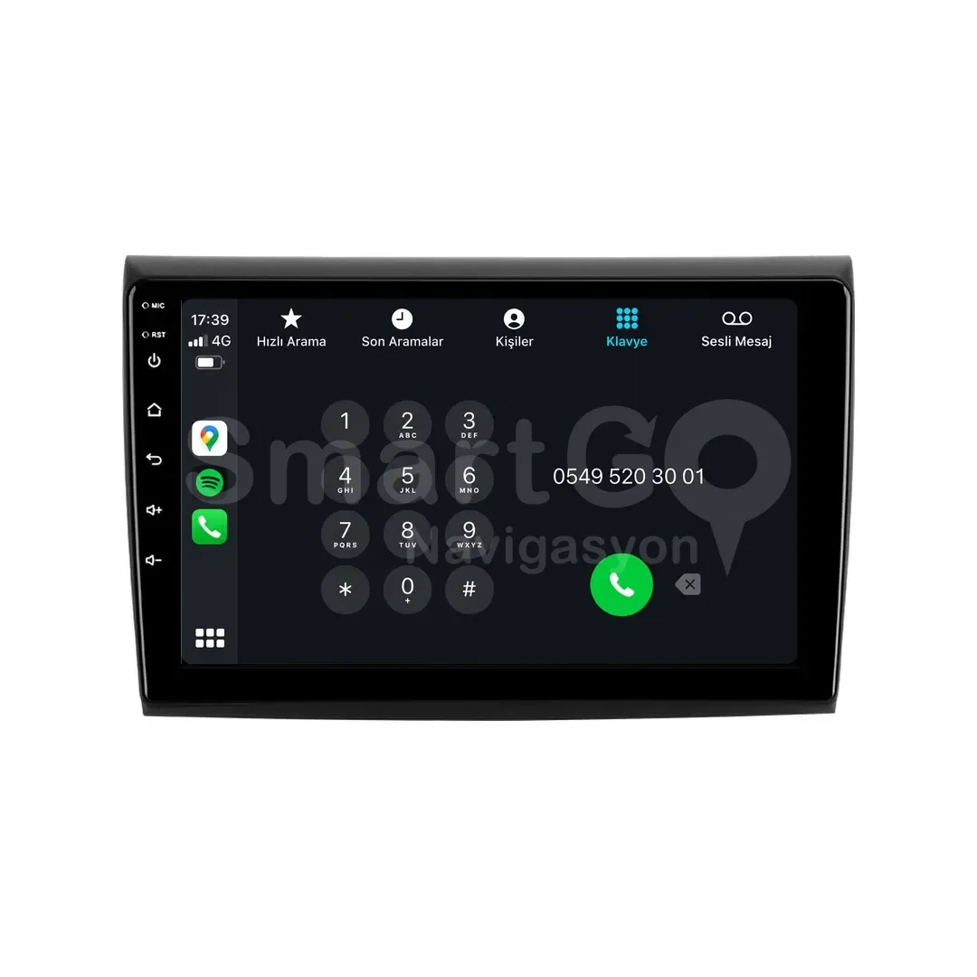 Fiat Bravo Android Multimedya Sistemi (2008-2013) - 9 İnç
