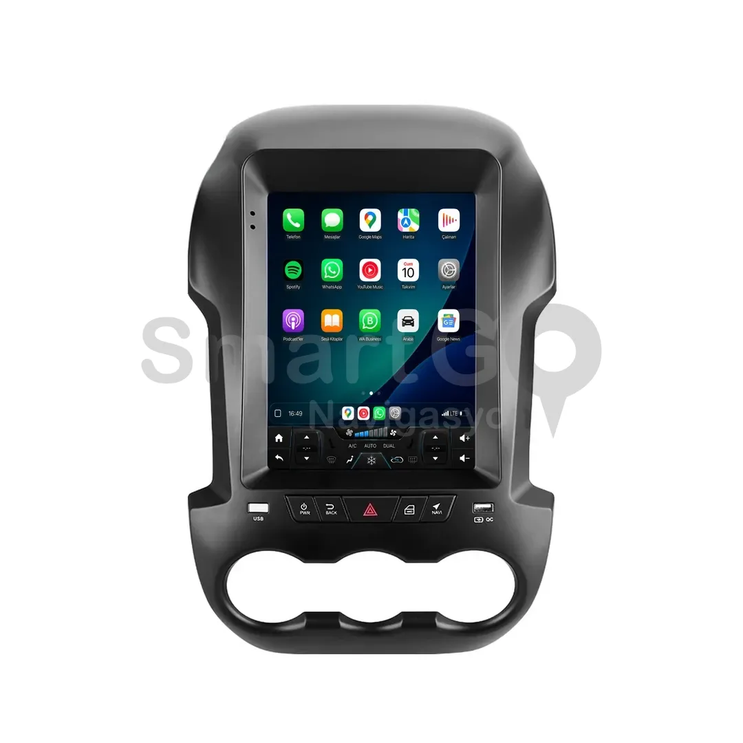 Ford Ranger Android Tesla Multimedya Sistemi (2012-2015) - 9.7 İnç