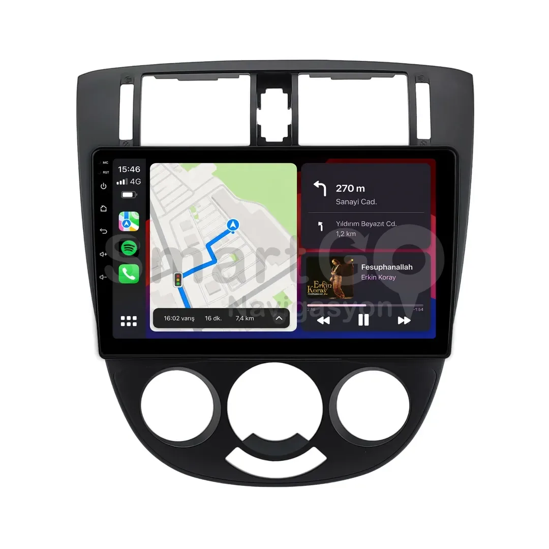 Chevrolet Lacetti Android Multimedya Sistemi (2004-2009) - 10 İnç