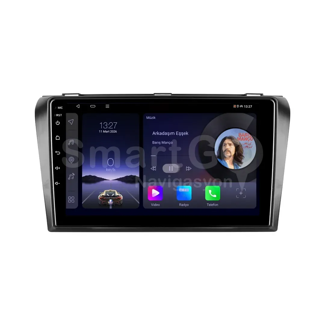 Mazda 3 Android Multimedya Sistemi (2004-2009) - 9 İnç