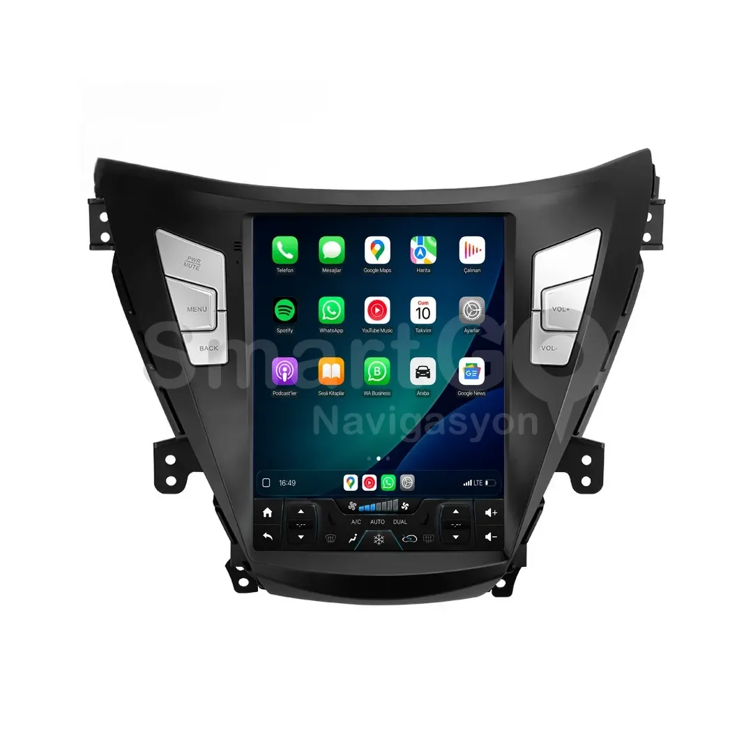 Hyundai Elantra Android Tesla Multimedya Sistemi (2011-2013) - 9.7 İnç