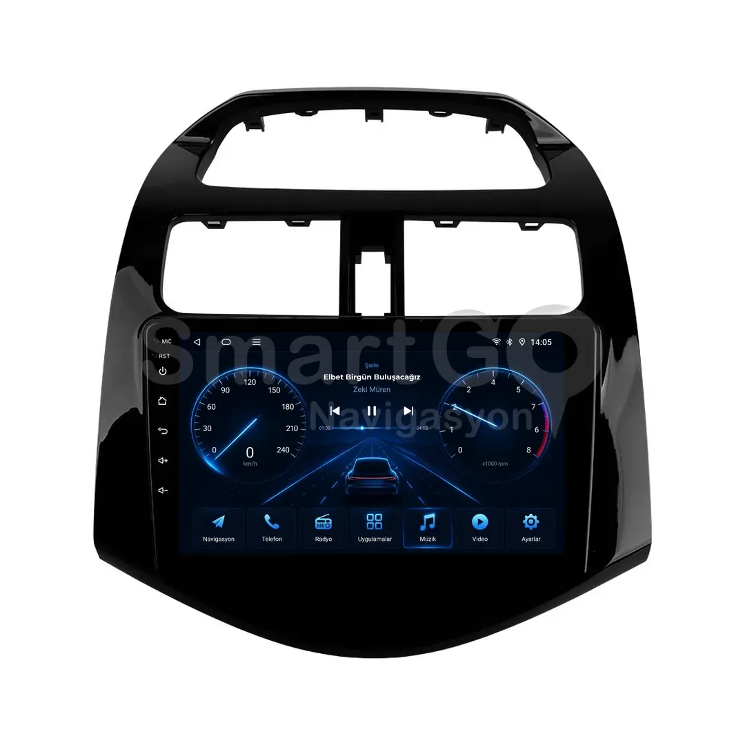 Chevrolet Spark Android Multimedya Sistemi (2010-2013) - 9 İnç