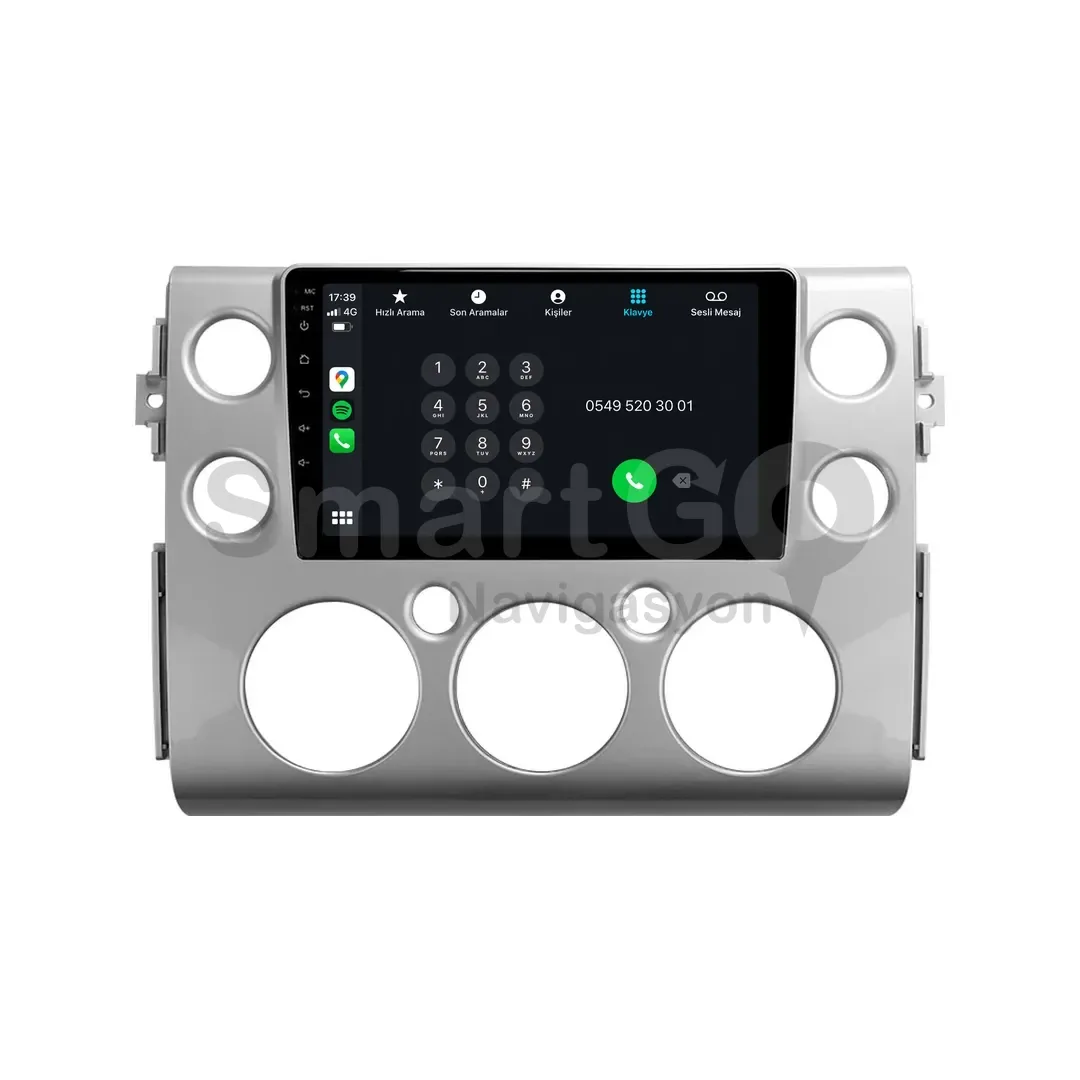 Toyota FJ Cruiser Android Multimedya Sistemi (2007-2013) - 9 İnç