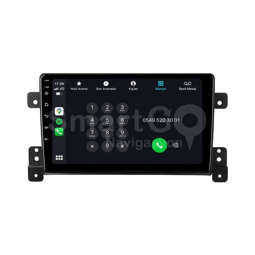 Suzuki Grand Vitara Android Multimedya Sistemi (2006-2012) - 9 İnç