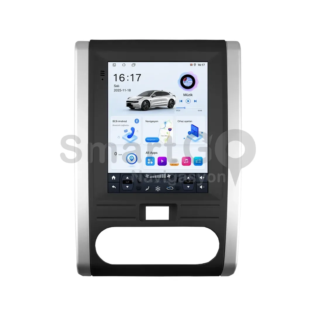 Nissan X-Trail Android Tesla Multimedya Sistemi (2008-2013) - 9.7 İnç
