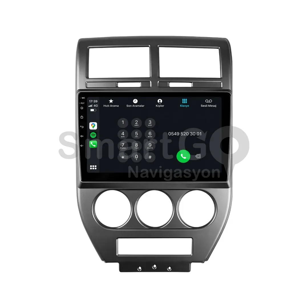Jeep Compass Android Multimedya Sistemi (2007-2009) - Dodge Caliber 10 İnç