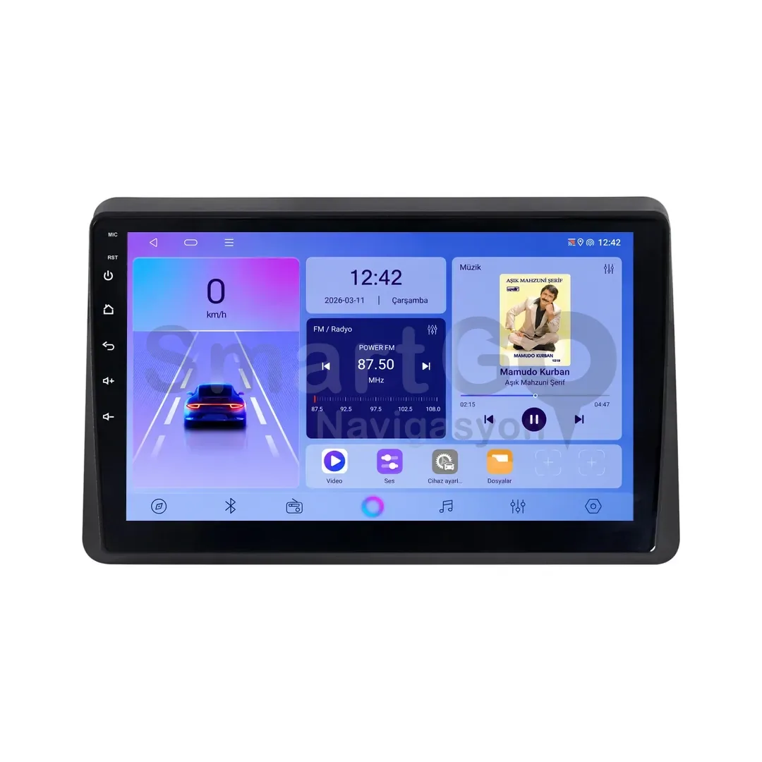 Renault Master Android Multimedya Sistemi (2020-2024) - 10 İnç