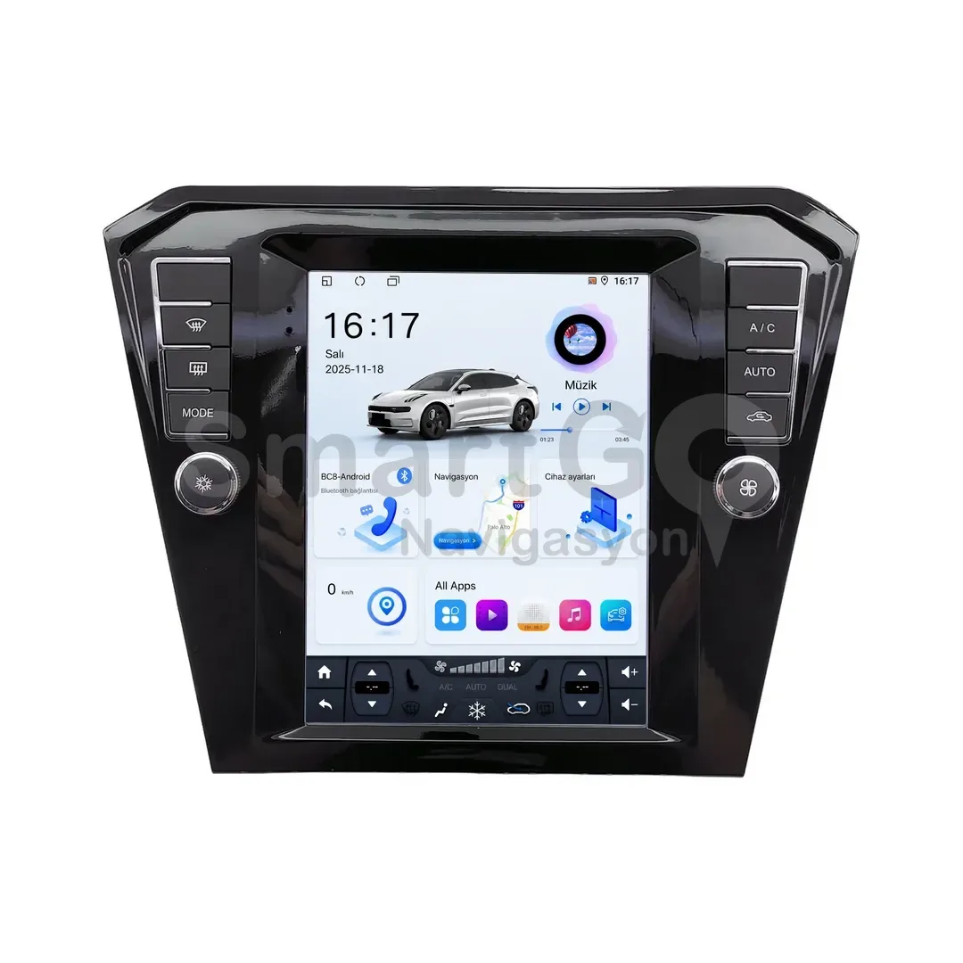 Volkswagen Passat Android Tesla Multimedya Sistemi (2015-2022) - 9.7 İnç