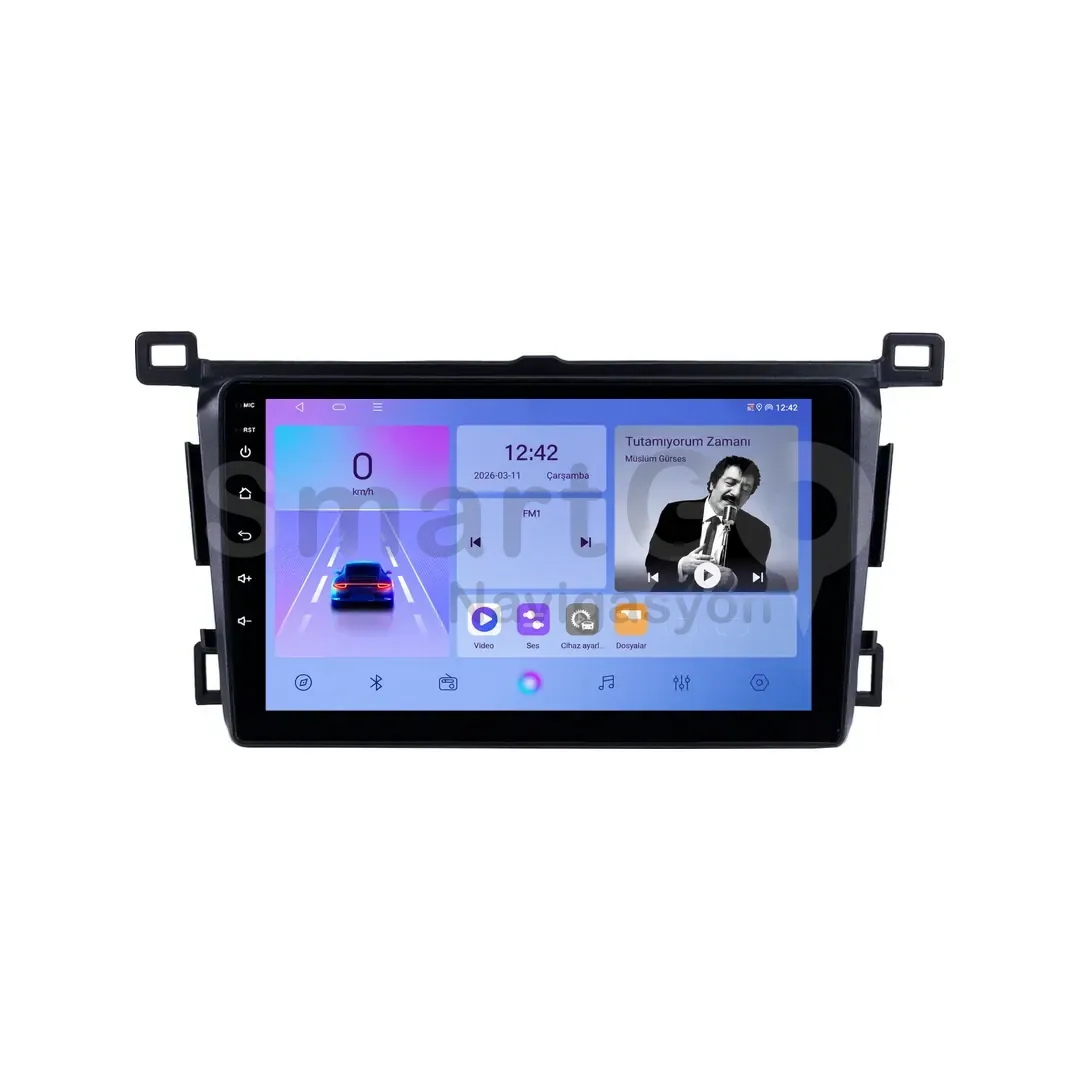 Toyota RAV4 Android Multimedya Sistemi (2013-2018) - 9 İnç