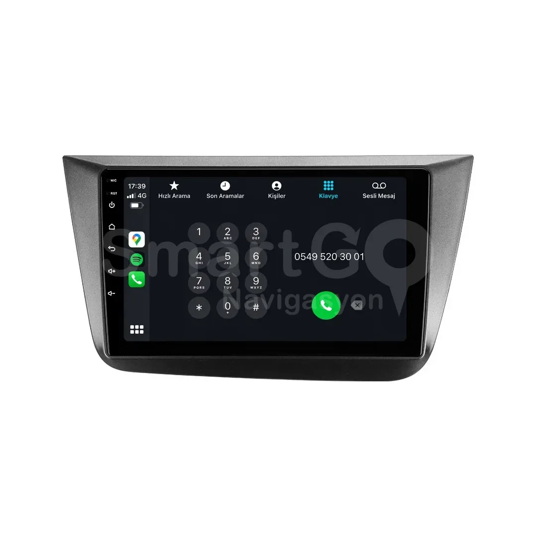 Seat Altea Android Multimedya Sistemi (2004-2015) - 9 İnç