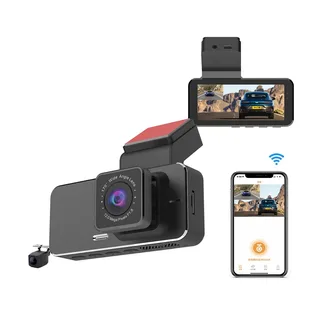 Full HD 4K Ön Arka Wi-Fi Araç İçi Kayıt Kamerası