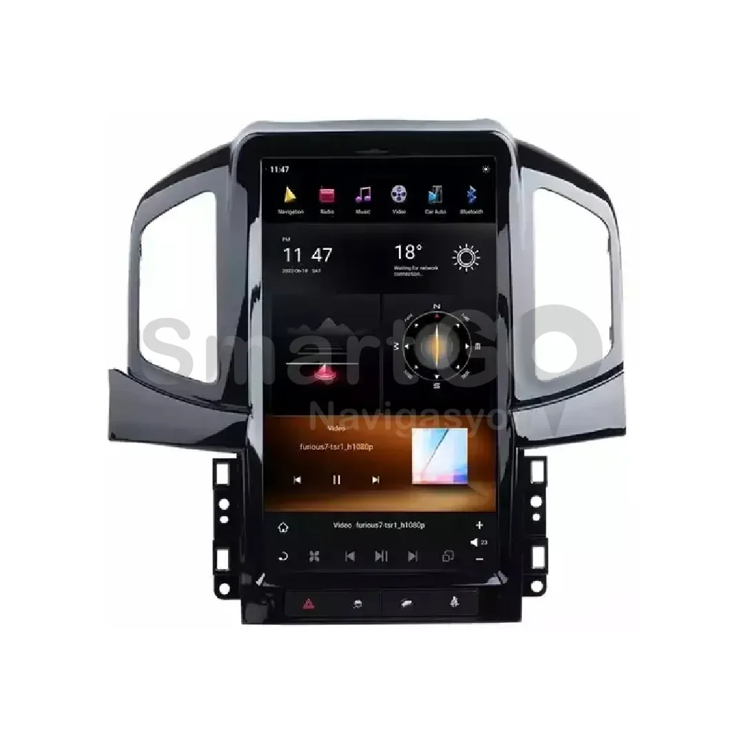 Chevrolet Captiva Yeni Kasa OEM 13.7 İnç Android Multimedya 6+64 GB