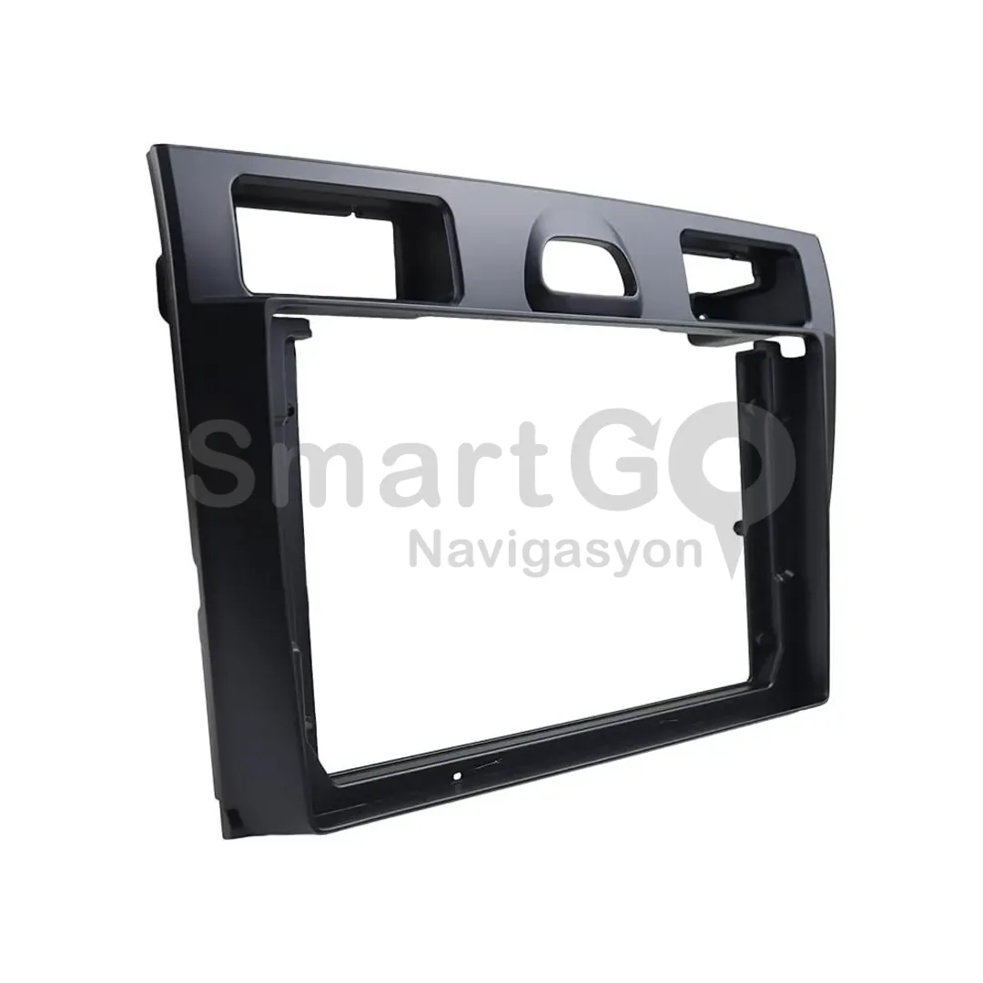 Ford Fiesta 9 İnç 2006-2009 Siyah Multimedya Çerçevesi