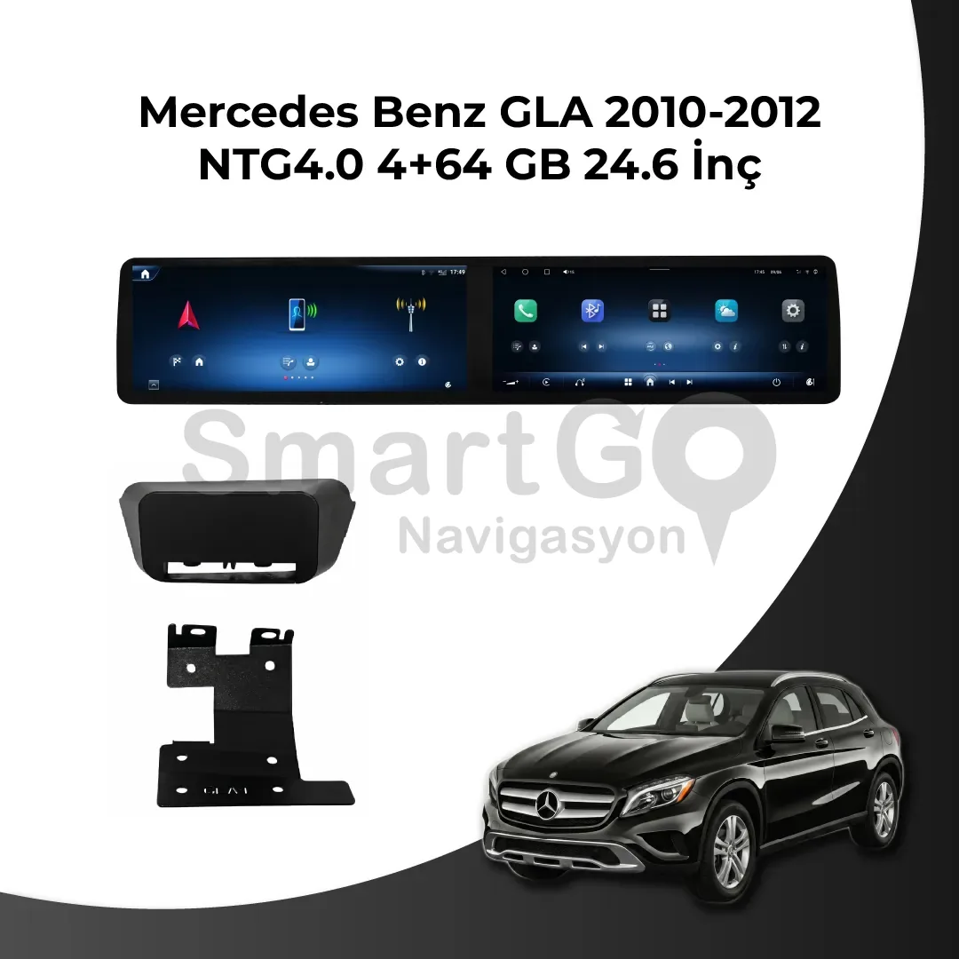 Mercedes Benz GLA 2010-2012 OEM 24.6 İnç Android Multimedya