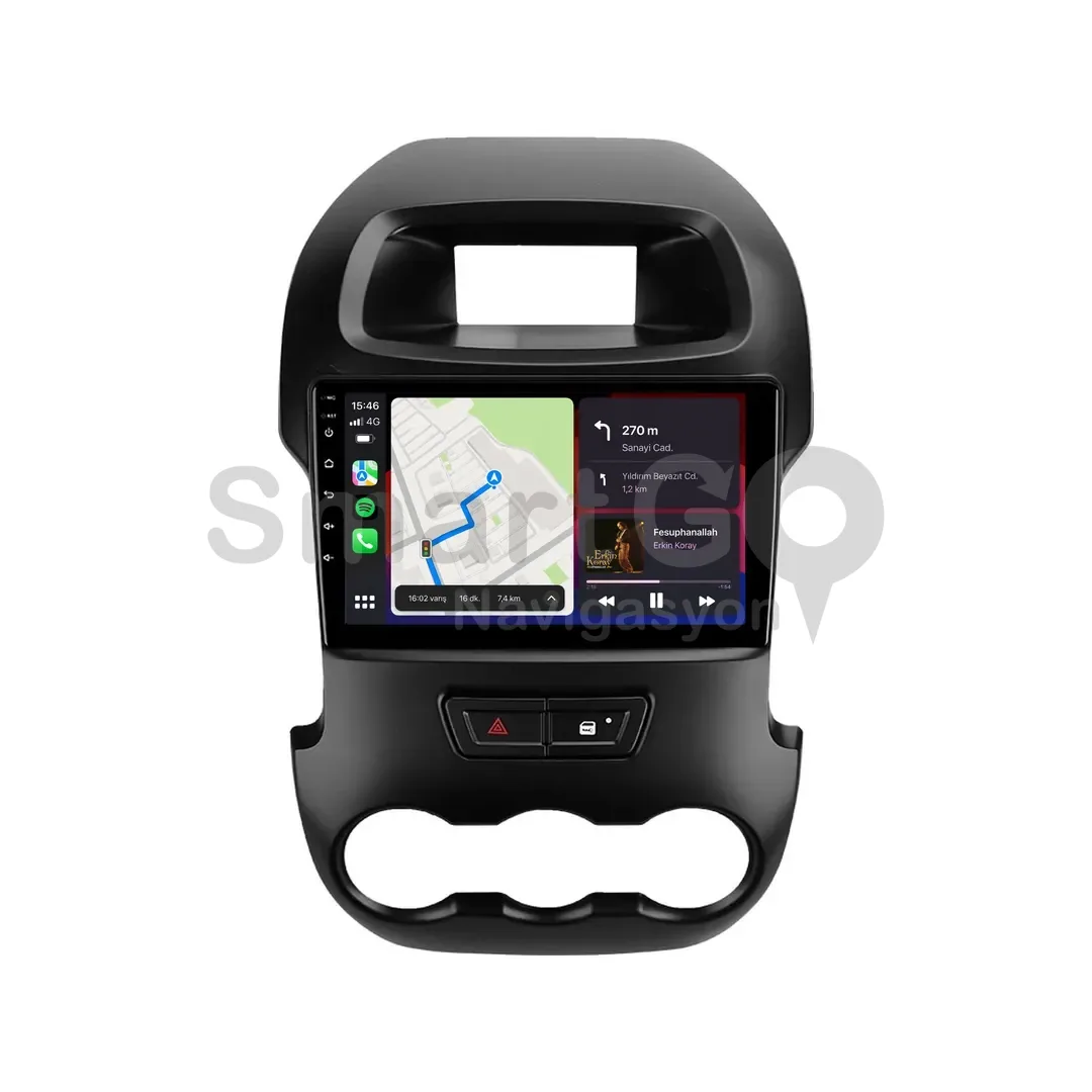Ford Ranger Android Multimedya Sistemi (2012-2015) - 9 İnç