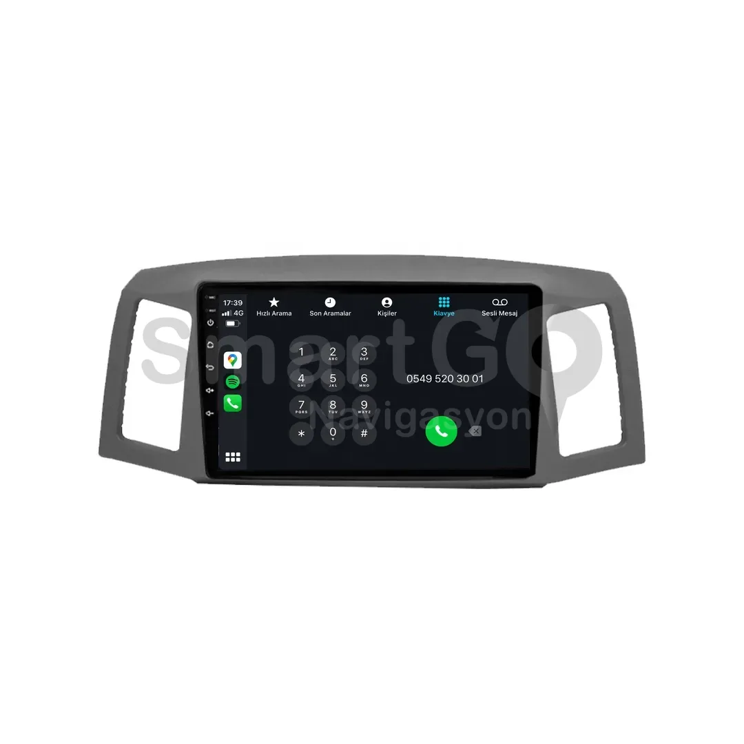 Jeep Grand Cherokee Android Multimedya Sistemi (2006-2007) - 10 İnç