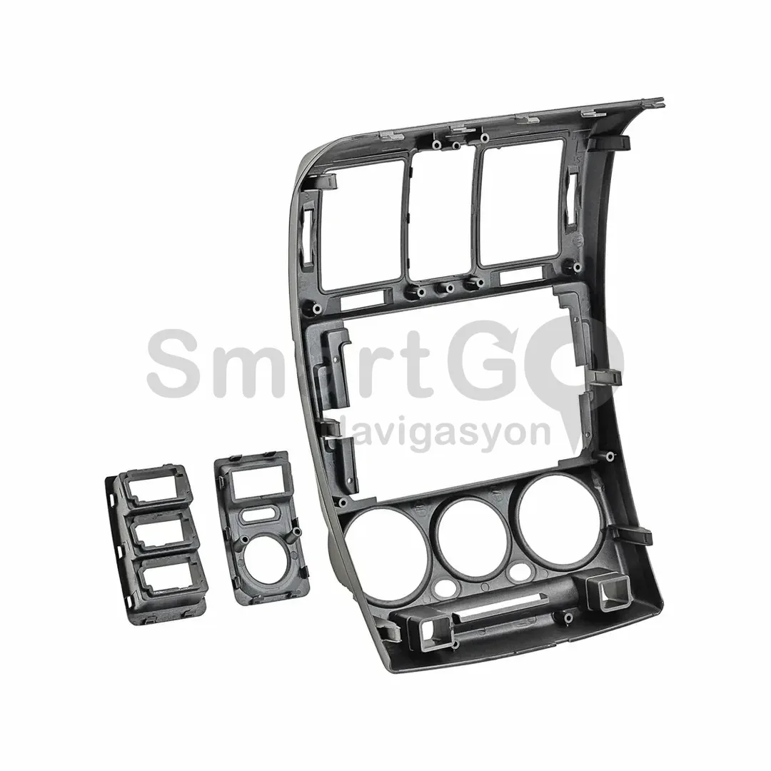 Hyundai Getz 9 İnç 2003-2011 Gri Multimedya Çerçevesi