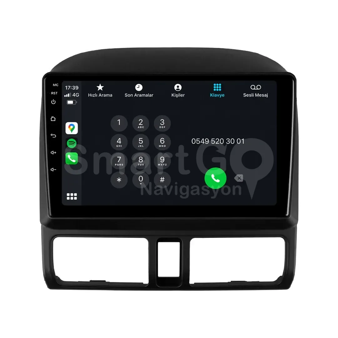 Honda CR-V Android Multimedya Sistemi (2002-2006) - 9 İnç