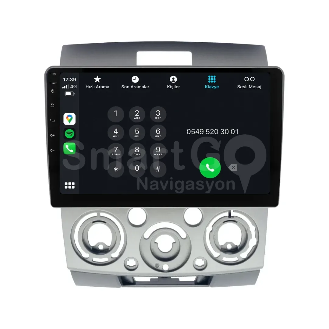 Ford Ranger Android Multimedya Sistemi (2007-2011) - 9 İnç