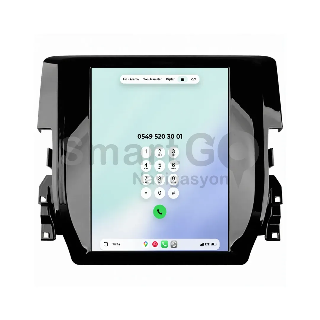 Honda Civic Android Tesla Multimedya Sistemi (2016-2021) - 9.7 İnç