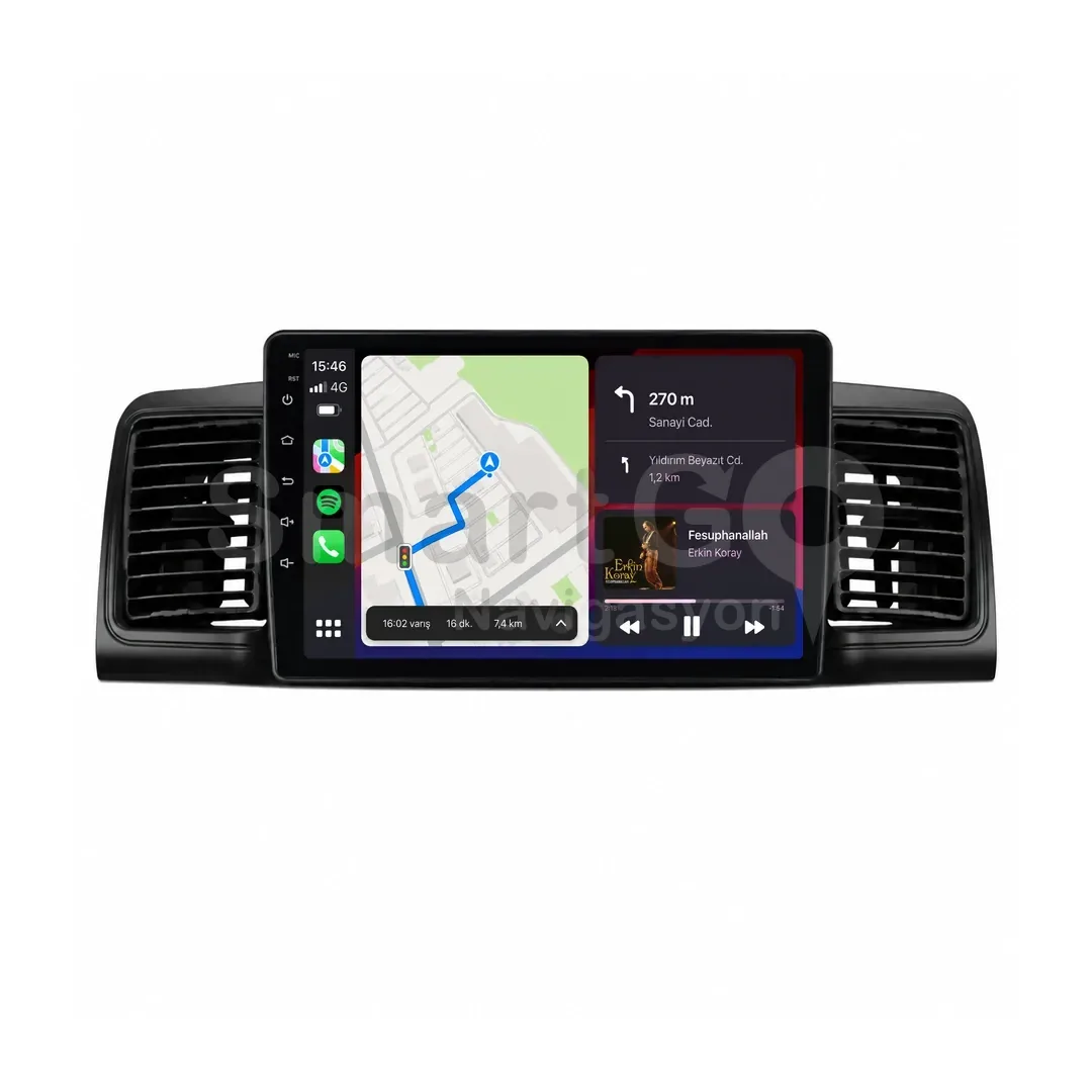 Toyota Corolla Android Multimedya Sistemi (2002-2007) - 9 İnç