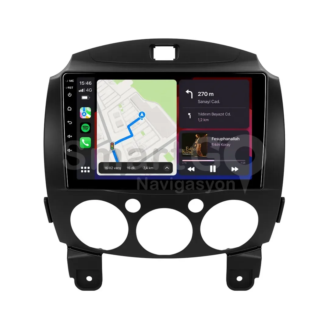 Mazda 2 Android Multimedya Sistemi (2009-2012) - 9 İnç