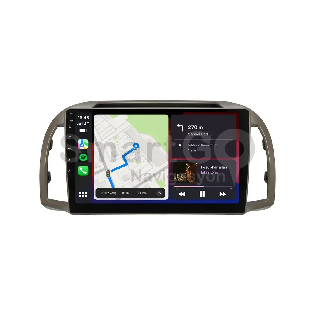 Nissan Micra Android Multimedya Sistemi (2002-2010) - 9 İnç