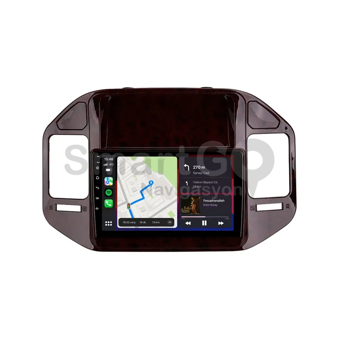 Mitsubishi Pajero Android Multimedya Sistemi (2004-2007) - 9 İnç