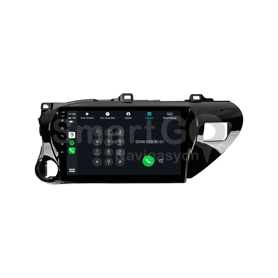 Toyota Hilux Android Multimedya Sistemi (2015-2022) - 10 İnç