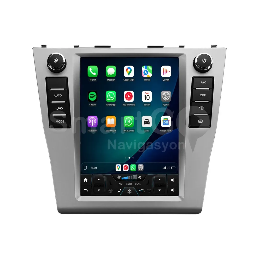 Toyota Camry Android Tesla Multimedya Sistemi (2007-2012) - 9.7 İnç