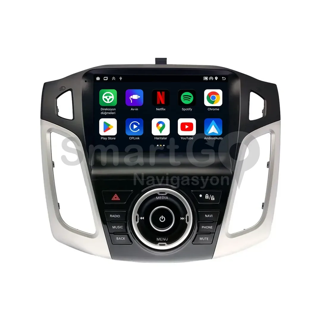 Ford Focus Android Multimedya Sistemi (2011-2018) - 9 İnç