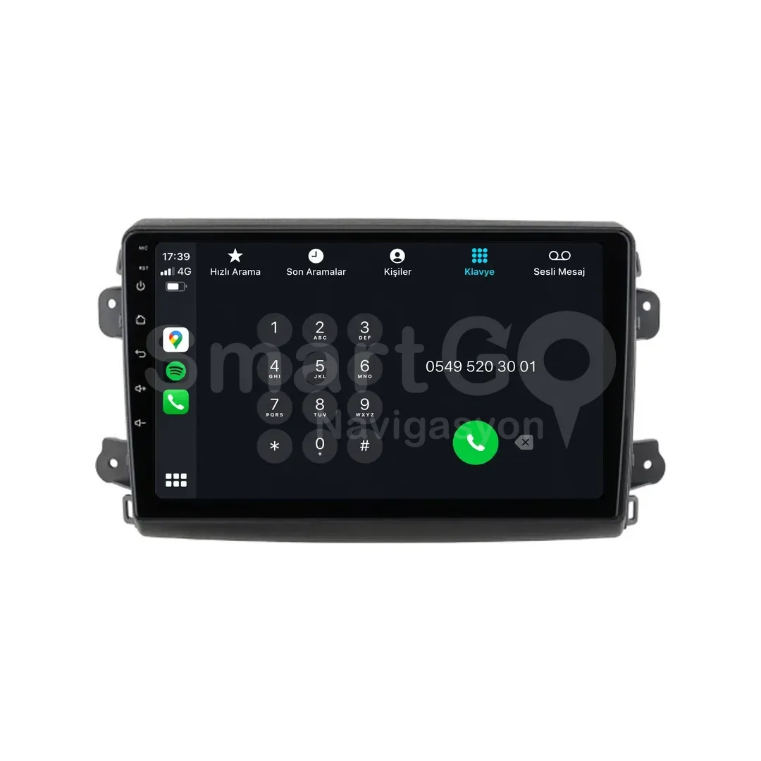 Fiat Ducato Android Multimedya Sistemi (2022-2025) - 9 İnç
