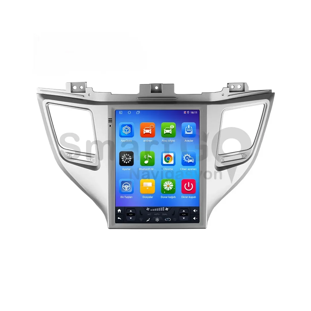 Hyundai Tucson Android Tesla Multimedya Sistemi (2015-2018) - 9.7 İnç