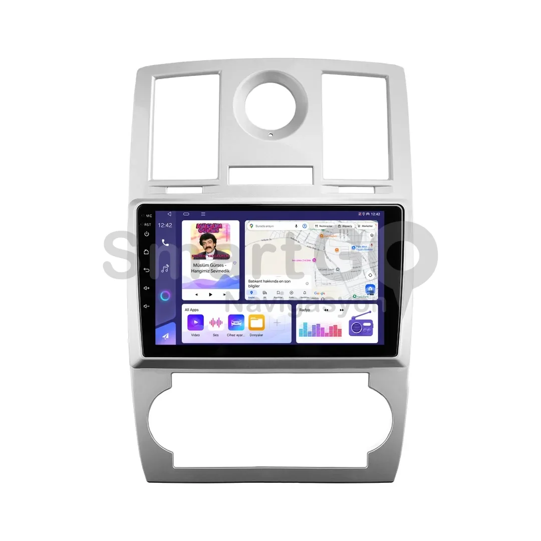 Chrysler 300 C Android Multimedya Sistemi (2006-2011) - 9 İnç