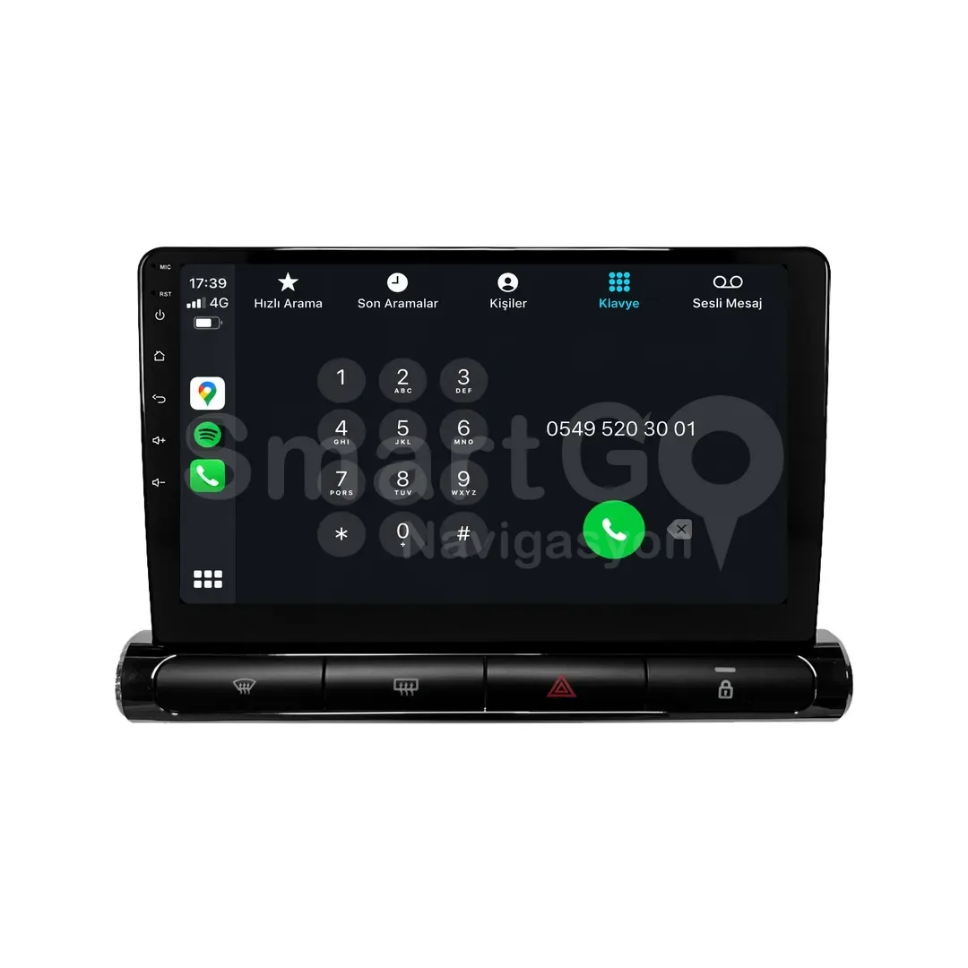 Citroen C4 Cactus Android Multimedya Sistemi (2014-2020) - Dolu Paket - C3 9 İnç