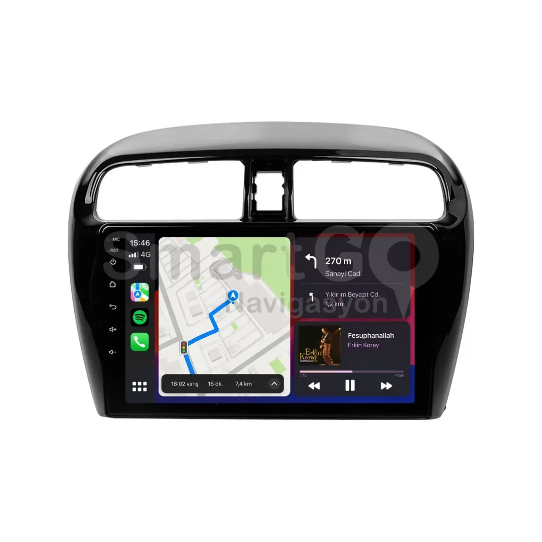 Mitsubishi Attrage Android Multimedya Sistemi (2014-2015) - 9 İnç