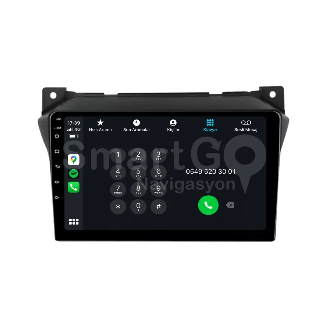 Suzuki Alto Android Multimedya Sistemi (2010-2011) - 9 İnç