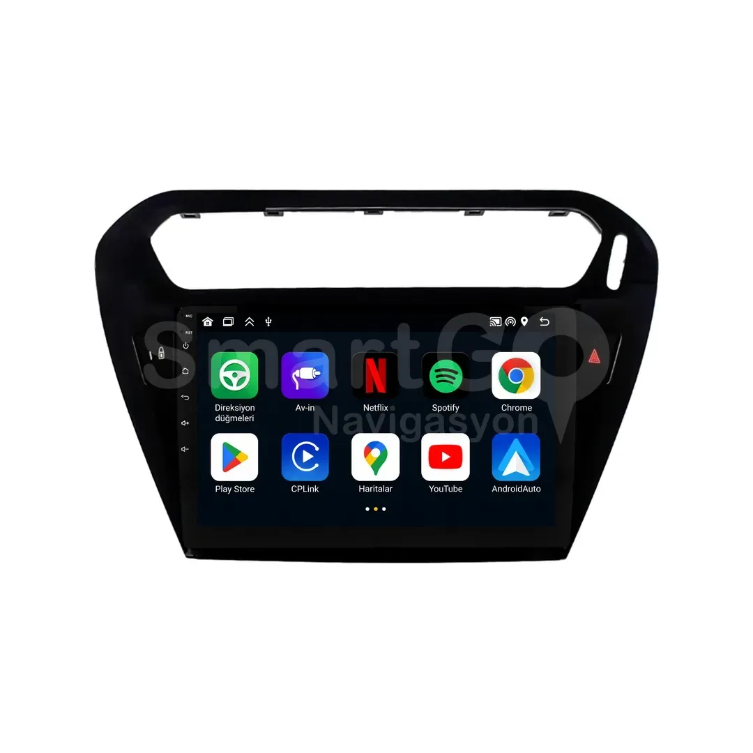 Citroen C-Elysee Android Siyah Multimedya Sistemi (2012-2024) - 9 İnç