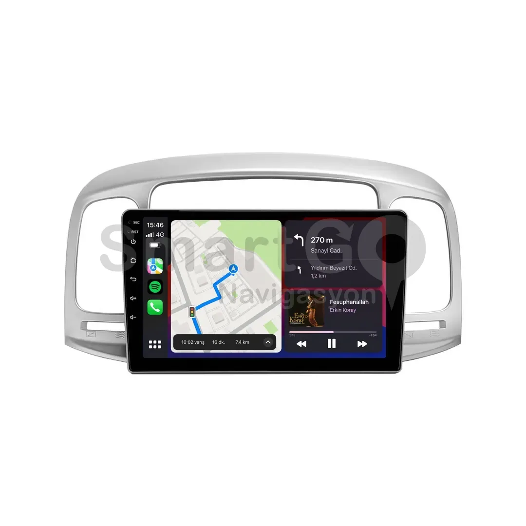 Hyundai Accent Era Android Multimedya Sistemi (2006-2012) - 9 İnç