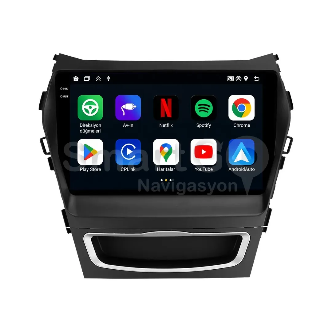 Hyundai Santa Fe Android Multimedya Sistemi (2012-2016) - 9 İnç