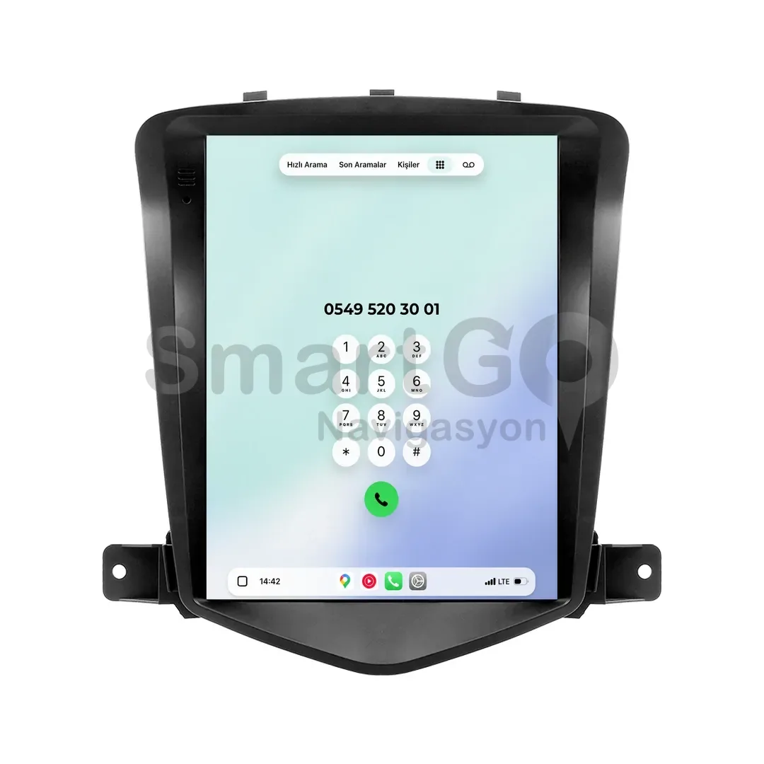 Chevrolet Cruze Android Tesla Multimedya Sistemi (2009-2012) - 9.7 İnç